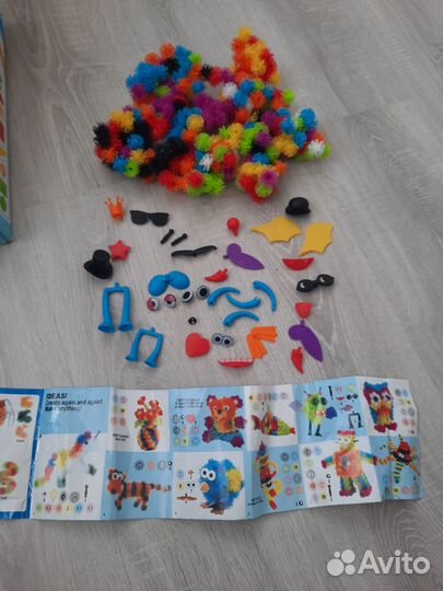 Игольчатый конструктор 150 д / Конструктор-липучка