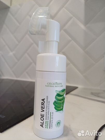 Очищающий мусс-пенка для умывания с щеточкой