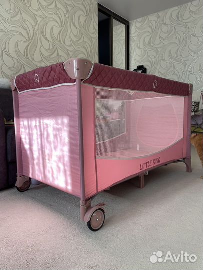 Детская кроватка манеж