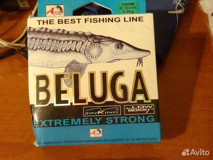 Продам леску и крючки