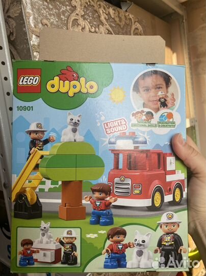 Lego duplo лего дупло пожарная машина