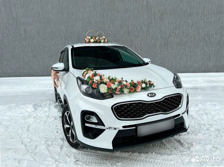 Прокат свадебных украшений на авто