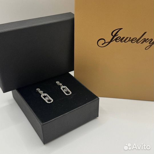 Messik серьги серебро(премиум)