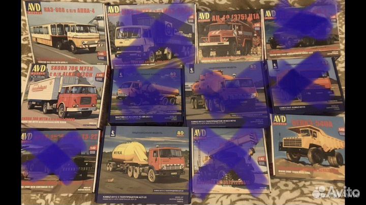AVD models. новые сборные модели. Цены по запросу