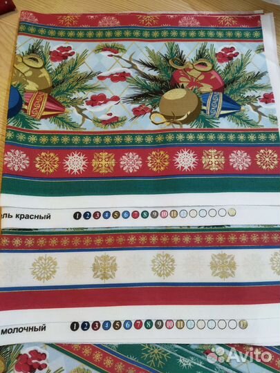 Бордюры от купонов для пэчворка.Новогодние чудеса