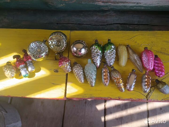 Старые ëлочные игрушки