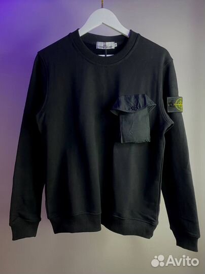 Свитшот Stone Island с карманом в наличии