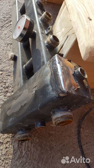 Газовый котел Новьен после разморозки на запчасти