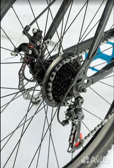 Велосипед горный timetry TT322 черно-фиолетовый