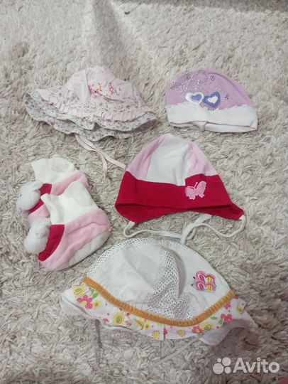 Детские вещи пакетом на девочку 56 62 68