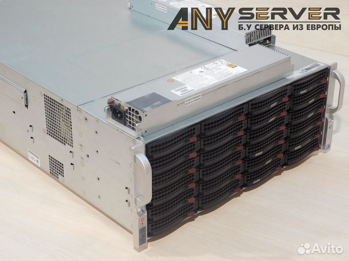 Сервер Supermicro 6048R 2x E5-2696v4 512Gb 36LFF