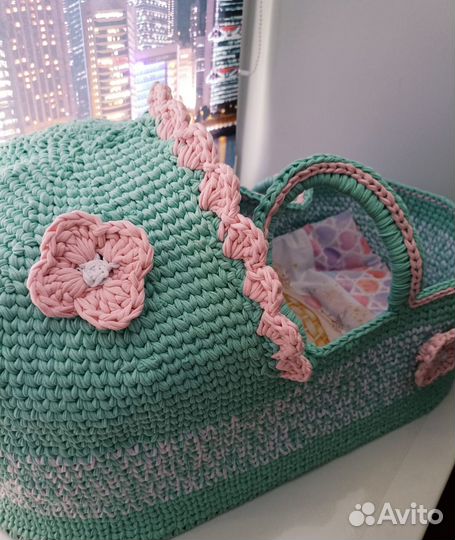 Детская переносная люлька для новорожденных