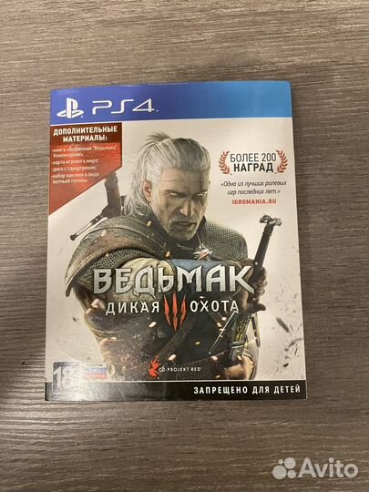 Игра для приставки Ведьмак PS4