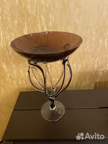 Вазы из цветного стекла