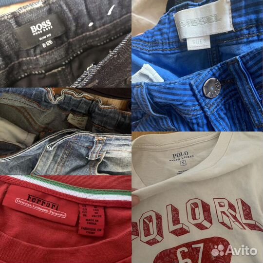Пакет.Брендовые вещи мальчику 8-9 лет, оригиналы