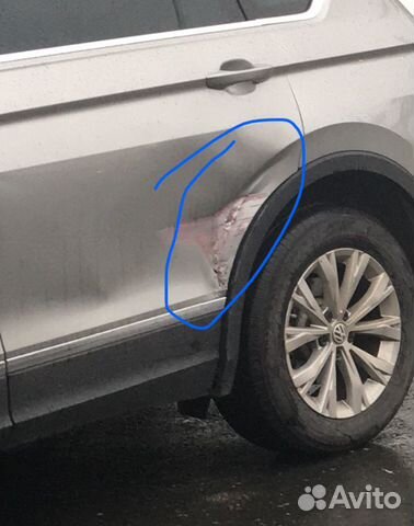 Дверь задняя левая VW Tiguan II