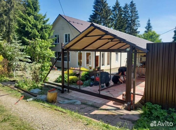 Навес из металла