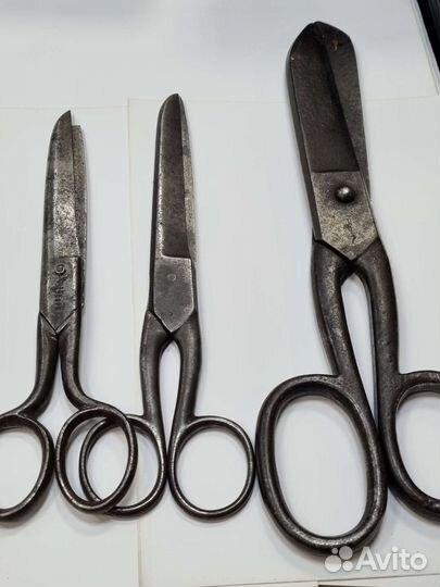 Старинные ножницы. 18, 19, 25 см