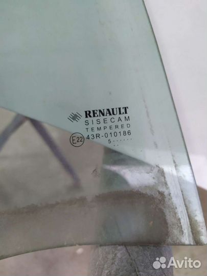 Стекло заднее правое renault logan2