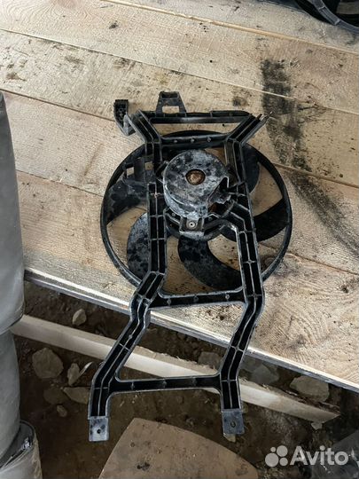 Вентилятор охлаждения renault logan 1 dacian