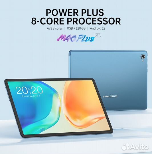 Планшет Teclast M40 Plus 8GB+128GB 10.1