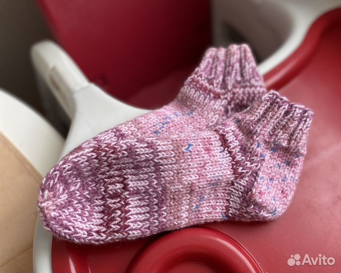 Носки шерстяные вязаные, новые