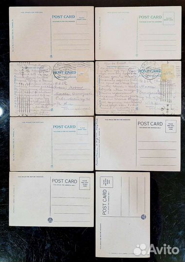 Коллекция старинных открыток Филадельфия,Питтсбург