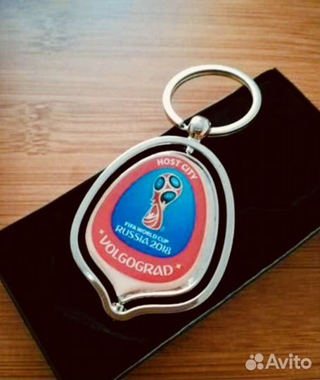 Брелок с оригинальной символикой чм 2018