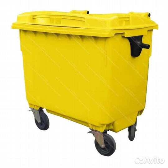 Мусорный пластиковый бак 660л П-5258