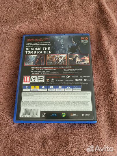 Shadow of the tomb raider definitive edition ps4