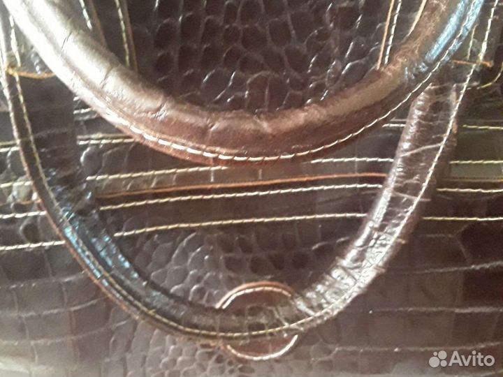 Саквояж кожаный мужской