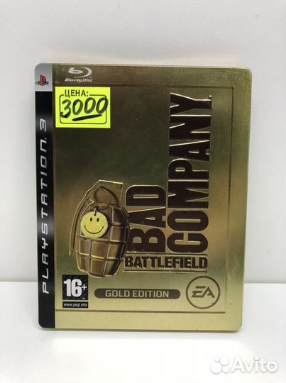 Диск Battlefield Bad company Gold edition на PS3