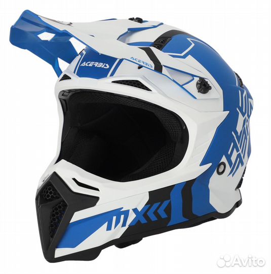 Мотошлем Acerbis profile 5 White/Blue 2023