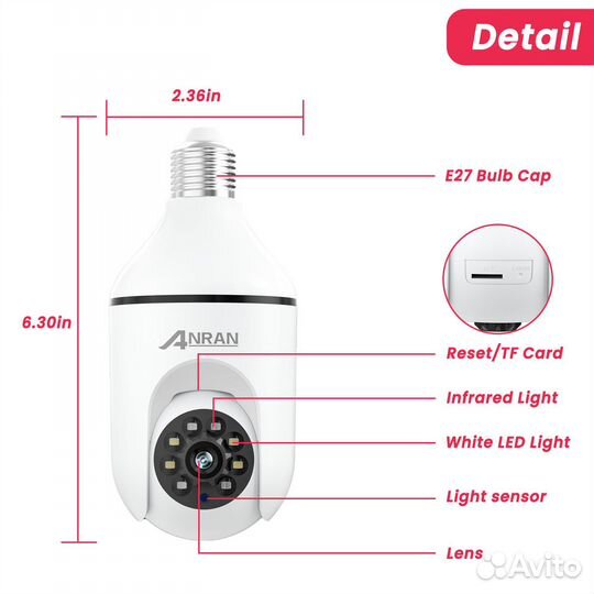 IP-камера anran 1080P уличная(новая)