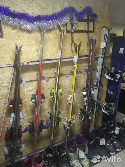 Лыжи горные и беговые в ассортименте