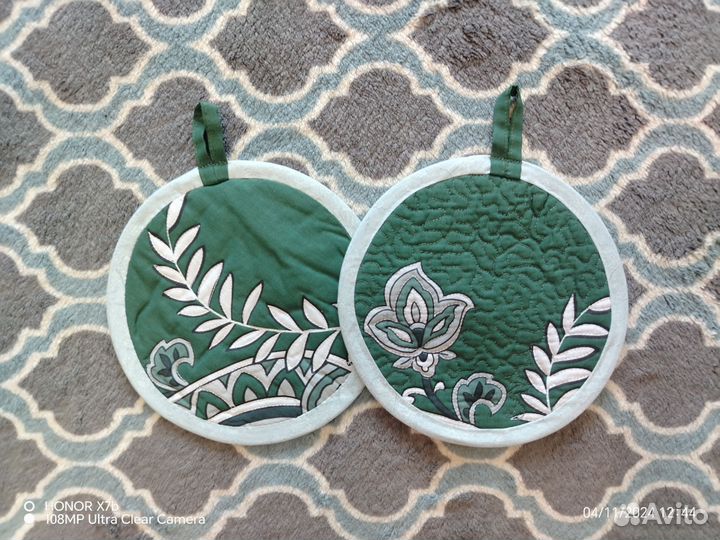 Прихватки для кухни (ватиновые)