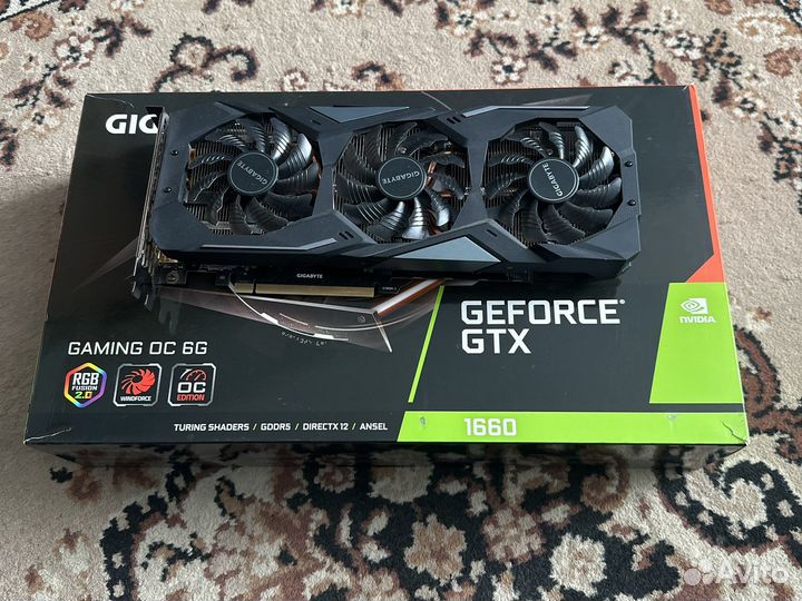 Видеокарта gtx 1660 6gb