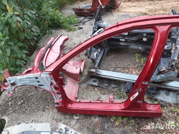 Лонжерон порог стойка левая Пежо 206