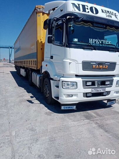 КамАЗ 5490-023-87(S5) NEO с полуприцепом, 2018