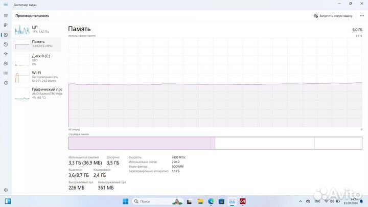 Lenovo Thinkpad A285 Ryzen 3 Pro 8/256Gb