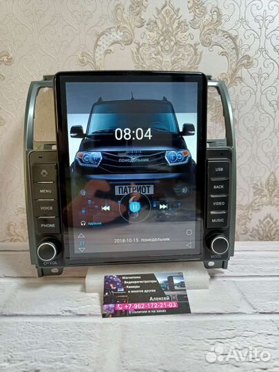 Магнитола на УАЗ Патриот андроид Tesla
