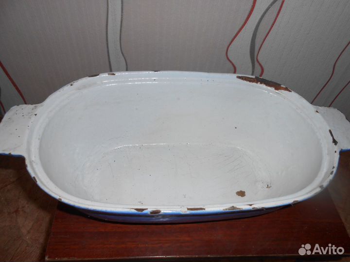 Гусятница СССР чугунная с эмалированным покрытием