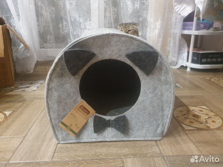 Домик для кошки из войлока