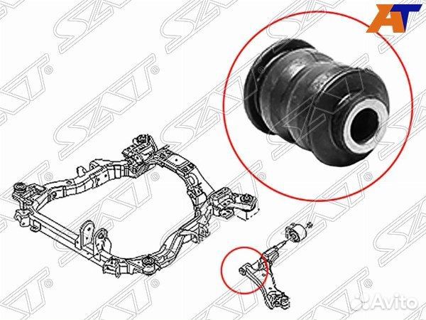 Сайлентблок переднего нижнего рычага передний