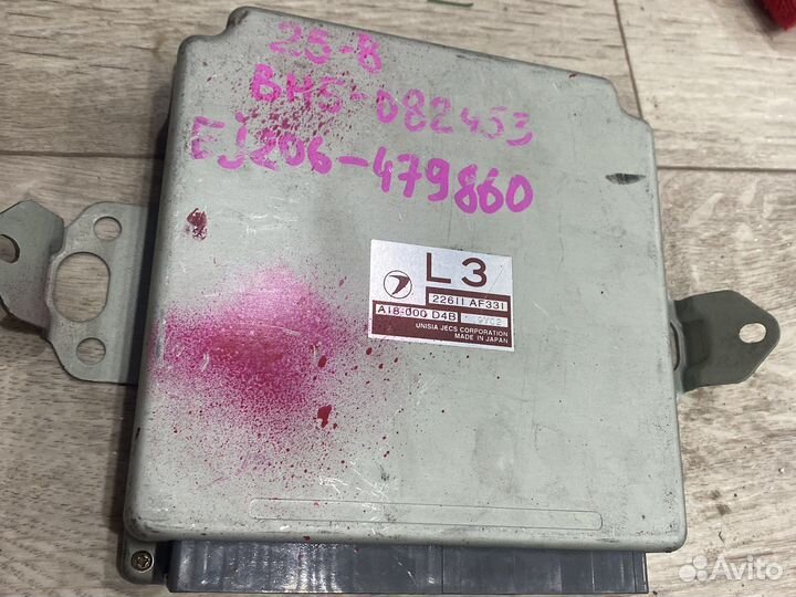Блок управления двс Subaru Legasy be5 ej206