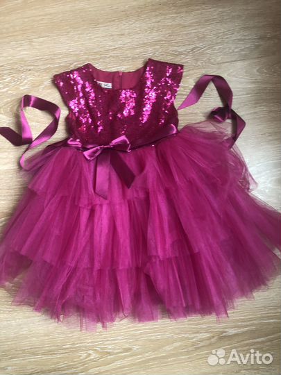 Платье для девочки 116 122 нарядное