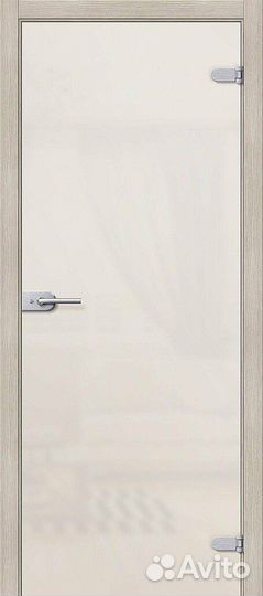 Стеклянная дверь Лайт Белое Сатинато с гарантией