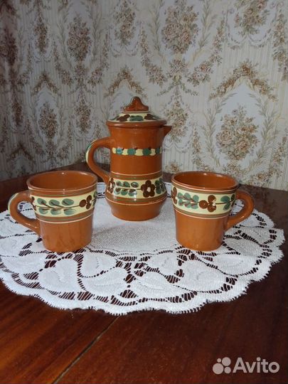 Кувшин и кружки керамические