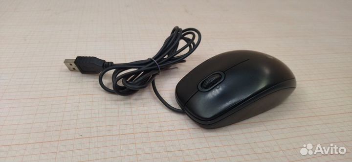 Мышь проводная Logitech B110