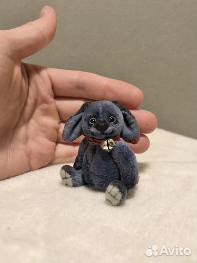 Зайчик тедди Тиша ручная работа